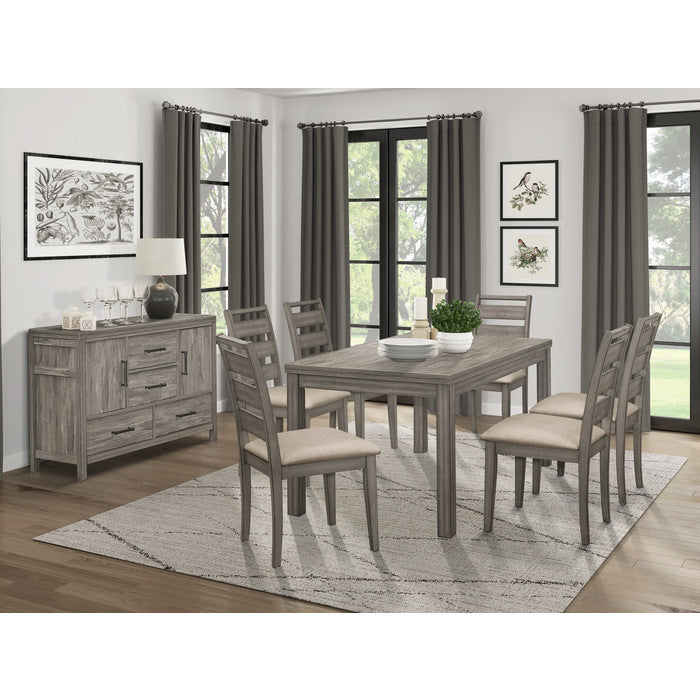 Weathered Gray Dining Cahir