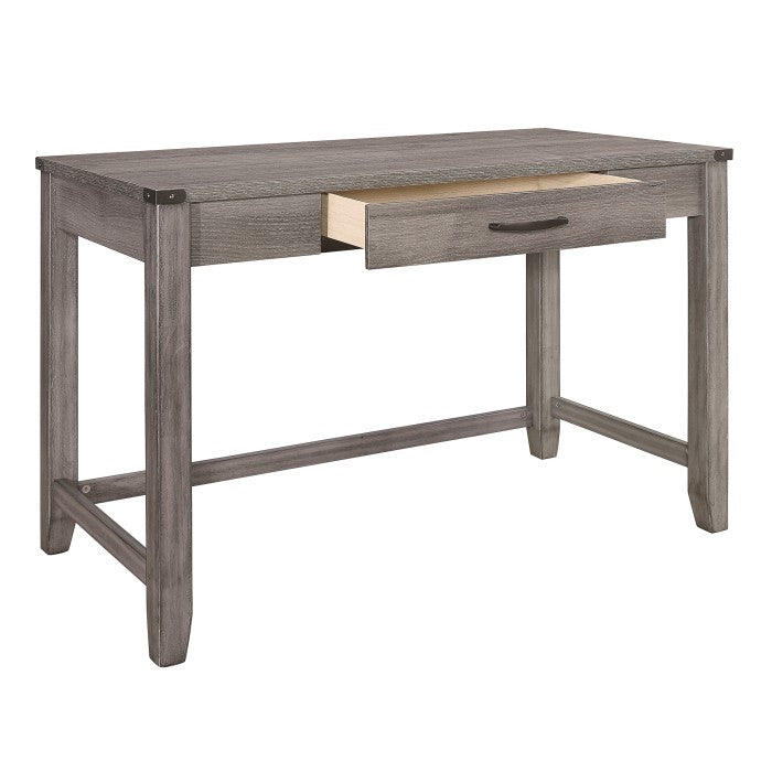 Woodrow Brownish Gray Finish Modern Writing Desk