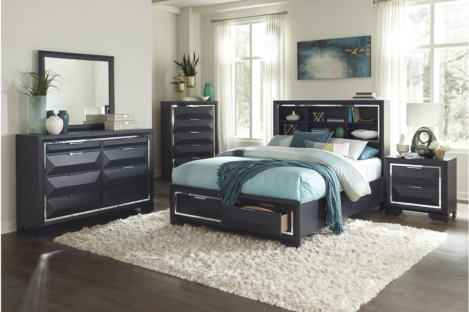 Bedroom Rosemont Collection 4pc Set (QB+NS+DR+MR)