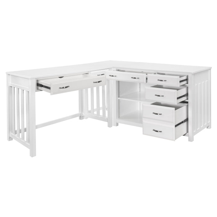 3pc Corner Desk (Desk+Corner+Credenza)