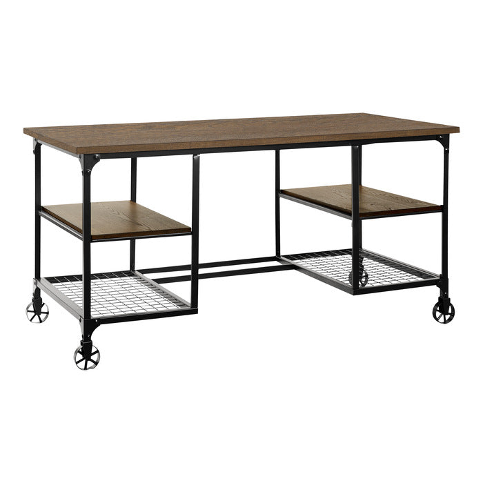 Industrial Modern Rustic Storage Desk