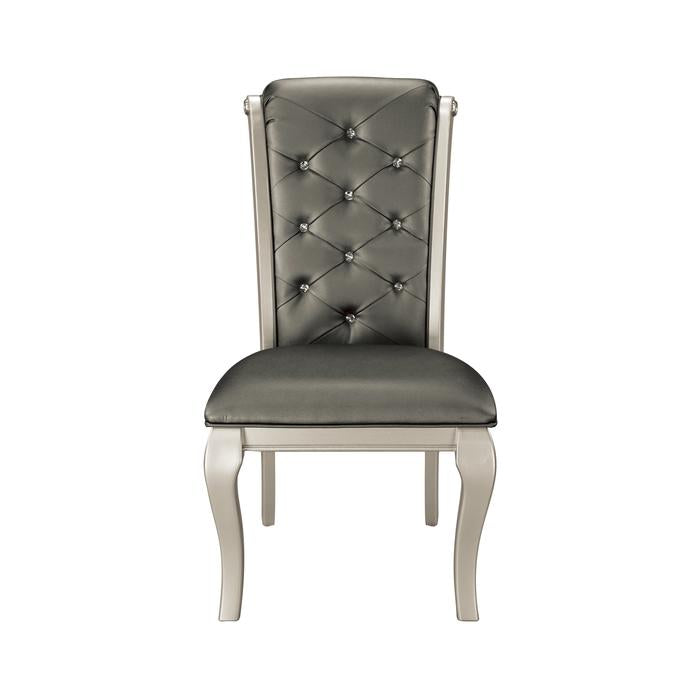 Silver Side Chair Sold in set of 2