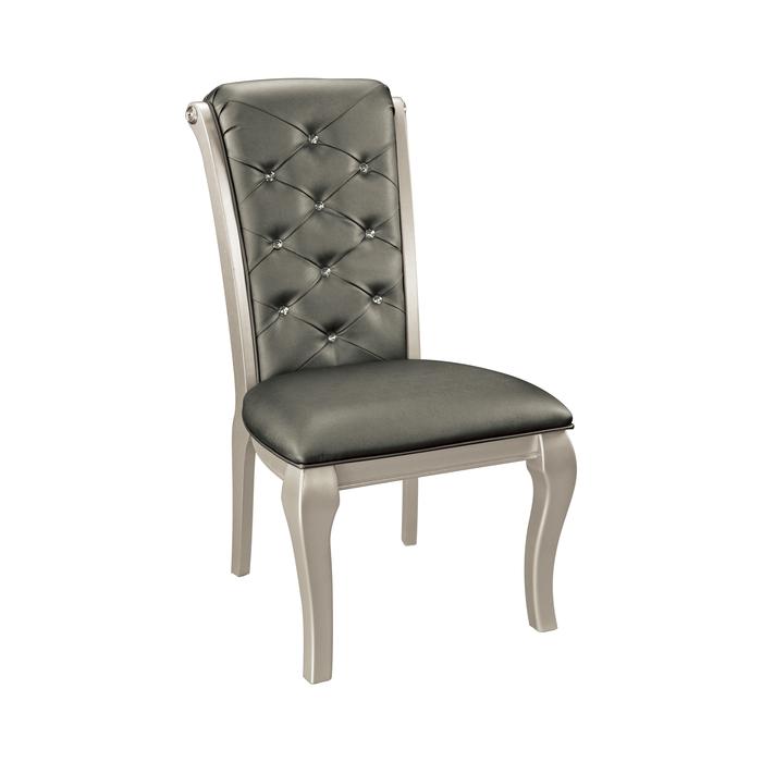 Silver Side Chair Sold in set of 2