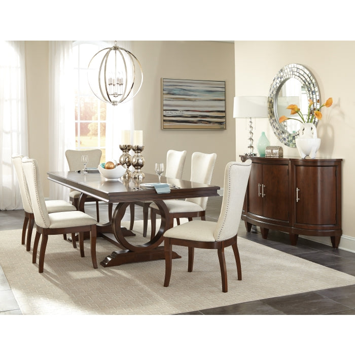 Pima Dining Chair (Set of 2), White Beige