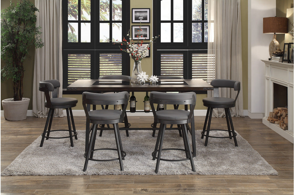 Homelegance Dining Room Height Table 5pc Set