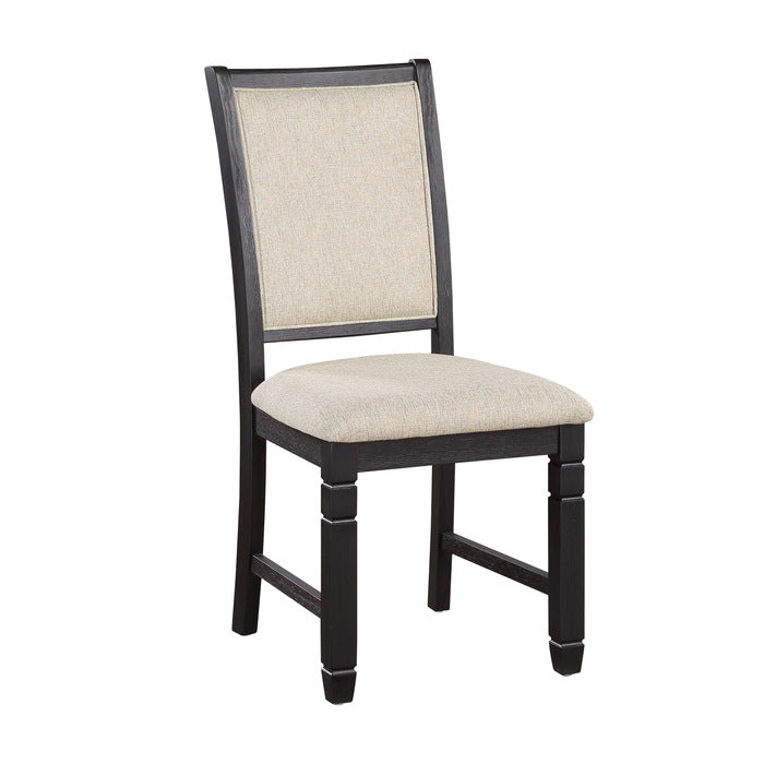 Asher Antique Black Side Chair