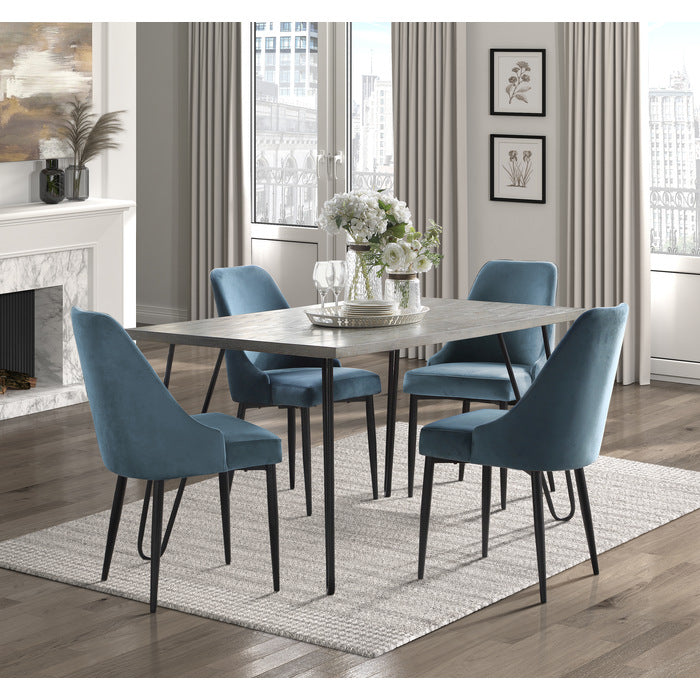 Keene Blue Side Chair