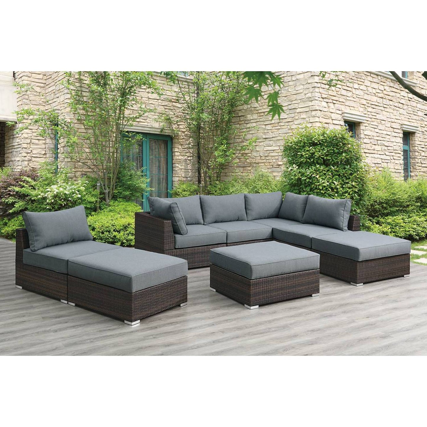 Empire 8pc Outdoor Seating Group with Cushions