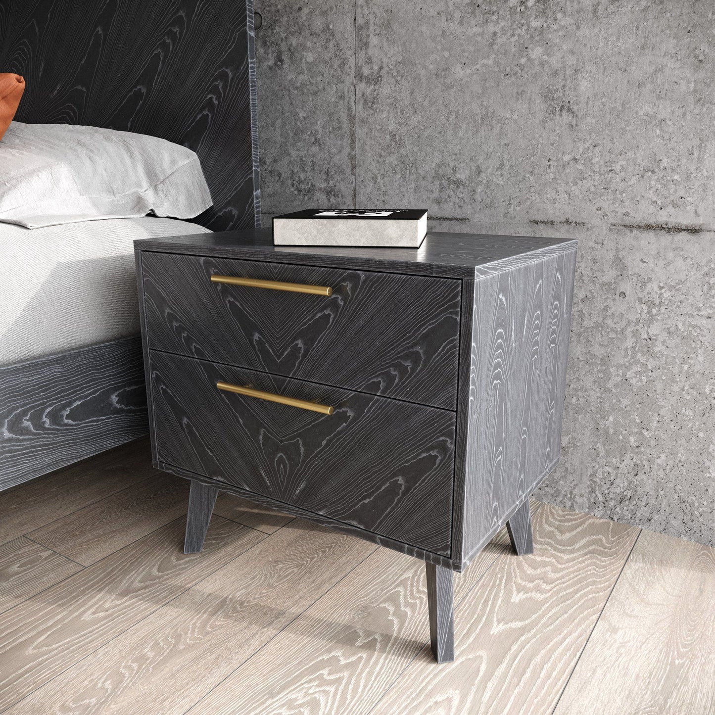 Modrest Diana - Modern Grey Ash Bedroom Set