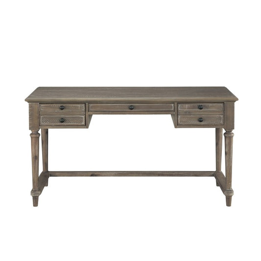 3 Dovetail Drawers Driftwood Writing Desk