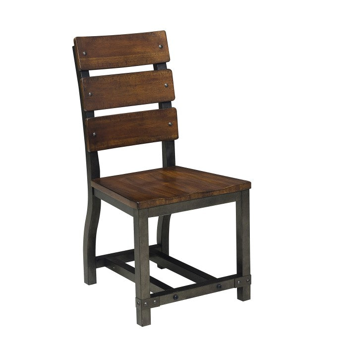 Cardano Side Chair in Charcoal (Set of 2)