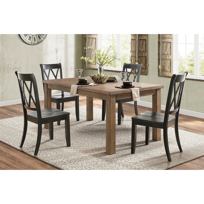 Homelegance Dining Chair (Set of 2), Wood, Black