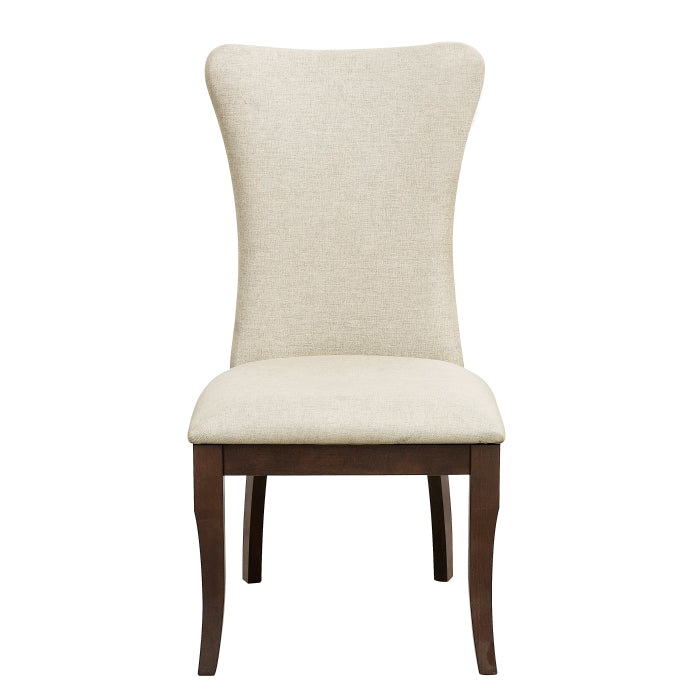 Pima Dining Chair (Set of 2), White Beige