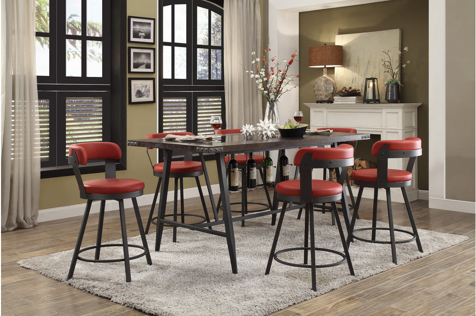 Homelegance Dining Room Height Table 5pc Set
