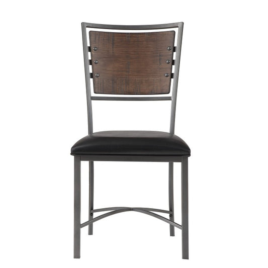 Fideo Brown Side Chair, Set of 2