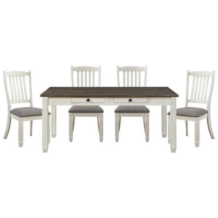 Dining-Granby Dining Table with Side Chair 5pc Set (TB+4S)