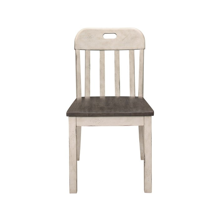 Clover White Side Chair, Set of 2