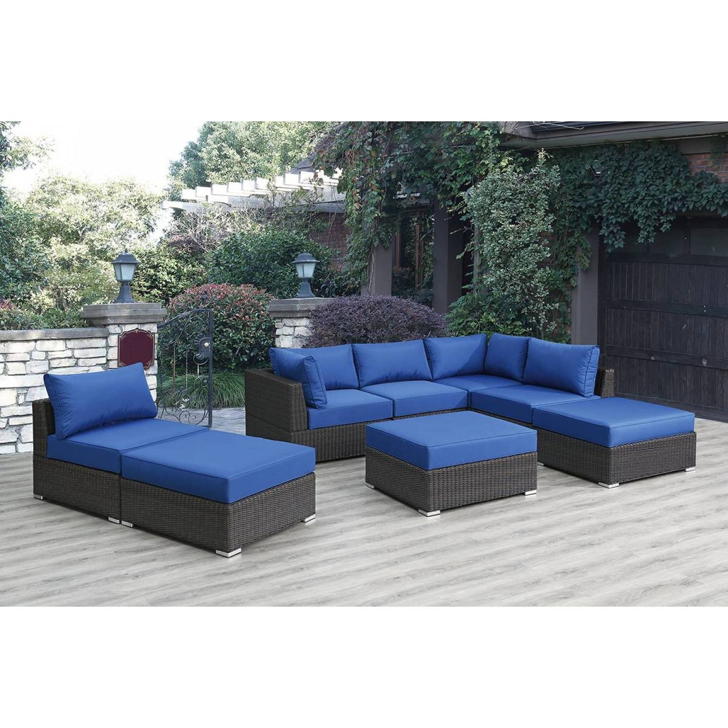 Empire 8pc Outdoor Seating Group with Cushions