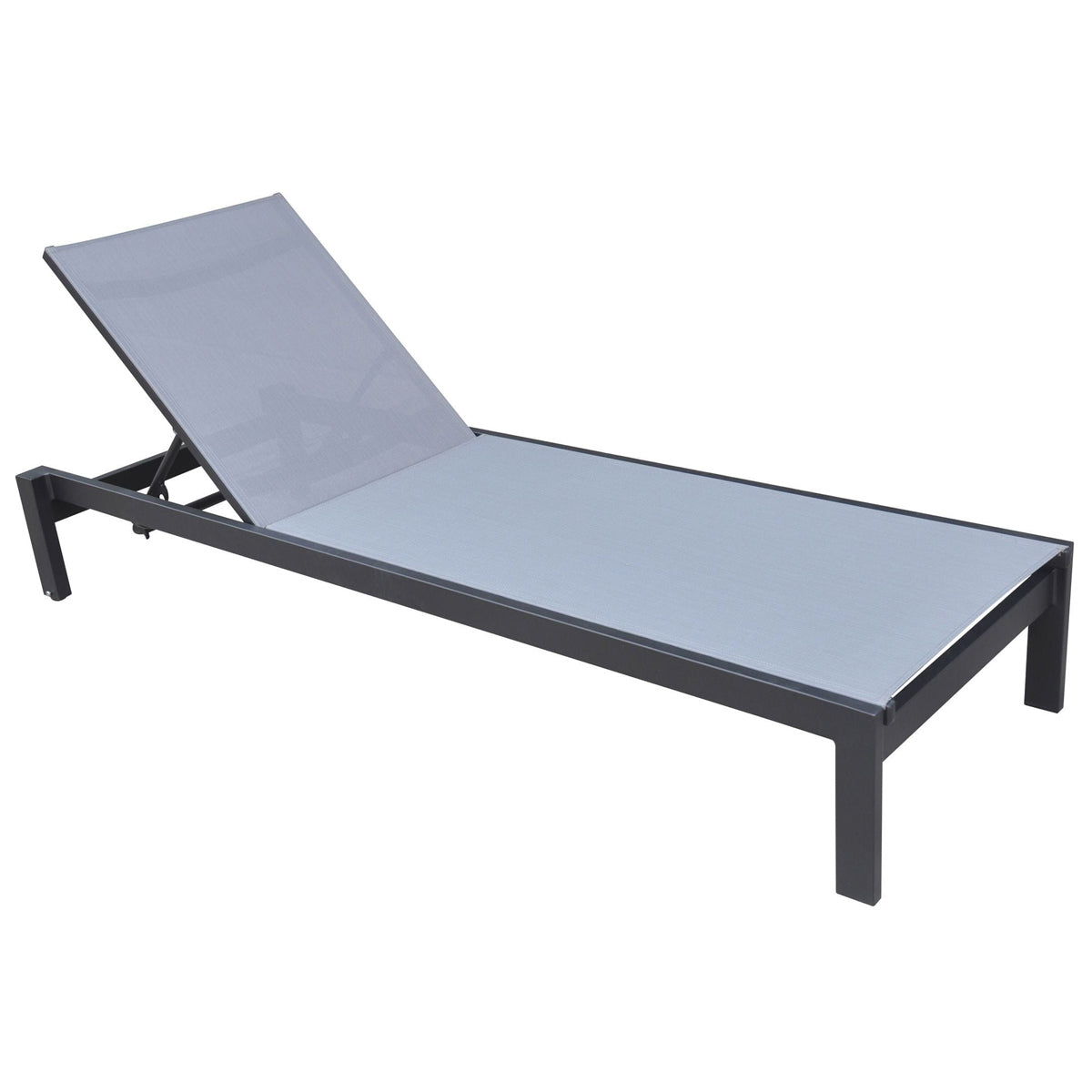 Renava Kayak - Modern Charcoal Outdoor Chaise Lounge