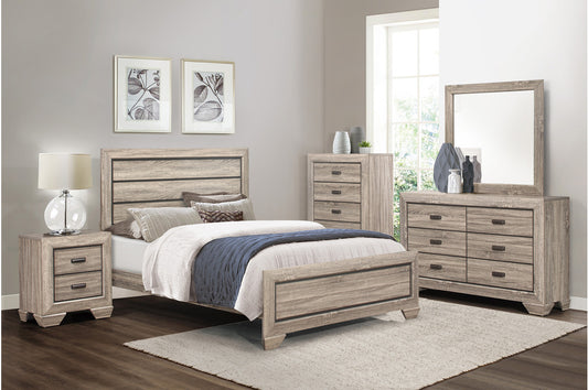 Bedroom Beechnut Collection 4pc set (QB+NS+DR+MR)